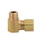 Thrifco Plumbing No. 69-C 1/4 Inch x 1/8 Inch Lead-Free Brass Compression MIP 90 El 4401097 - alternate 4
